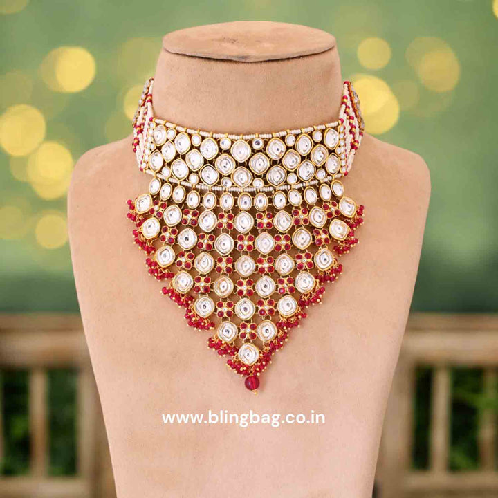 Rani Urmisha Kundan Jewellery Set