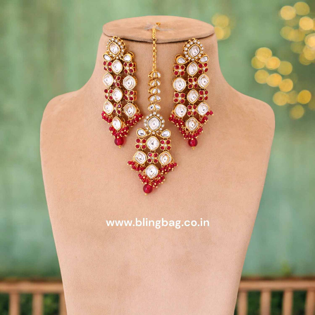 Rani Urmisha Kundan Jewellery Set
