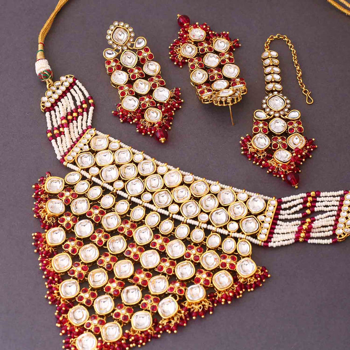 Rani Urmisha Kundan Jewellery Set