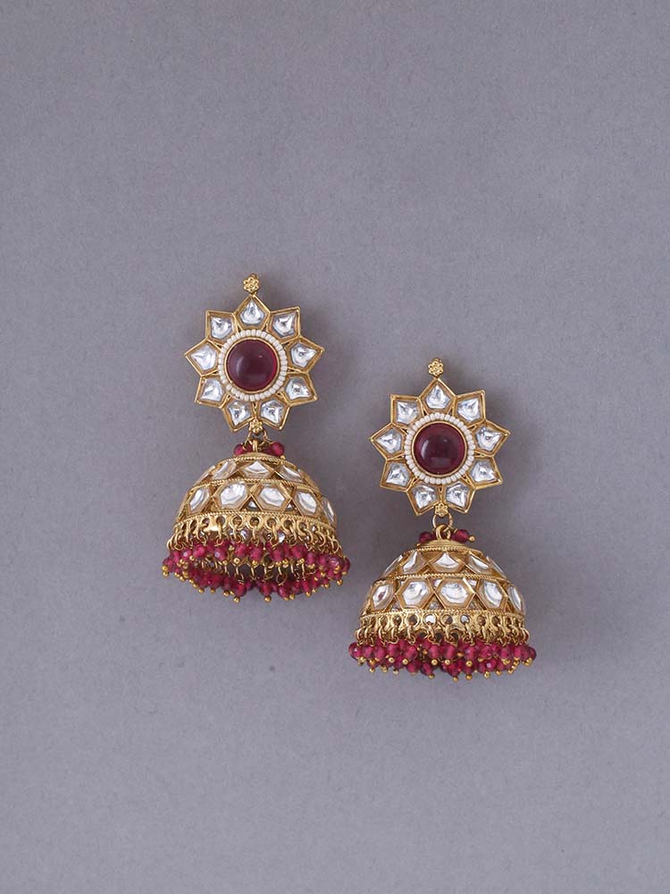 Rani Visha Ethnic Jhumkis