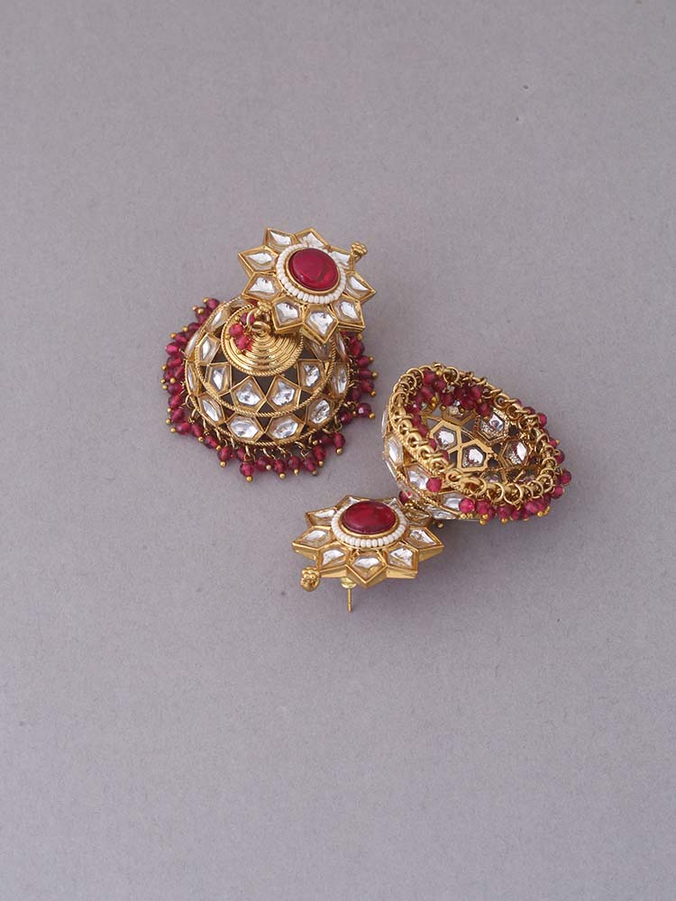 Rani Visha Ethnic Jhumkis