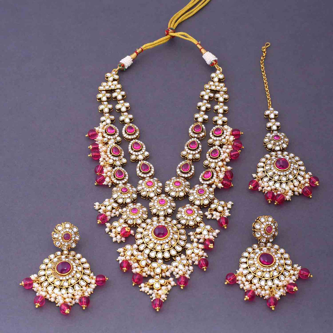 Rani Yunita Kundan Jewellery Set