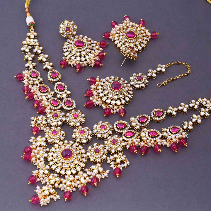 Rani Yunita Kundan Jewellery Set