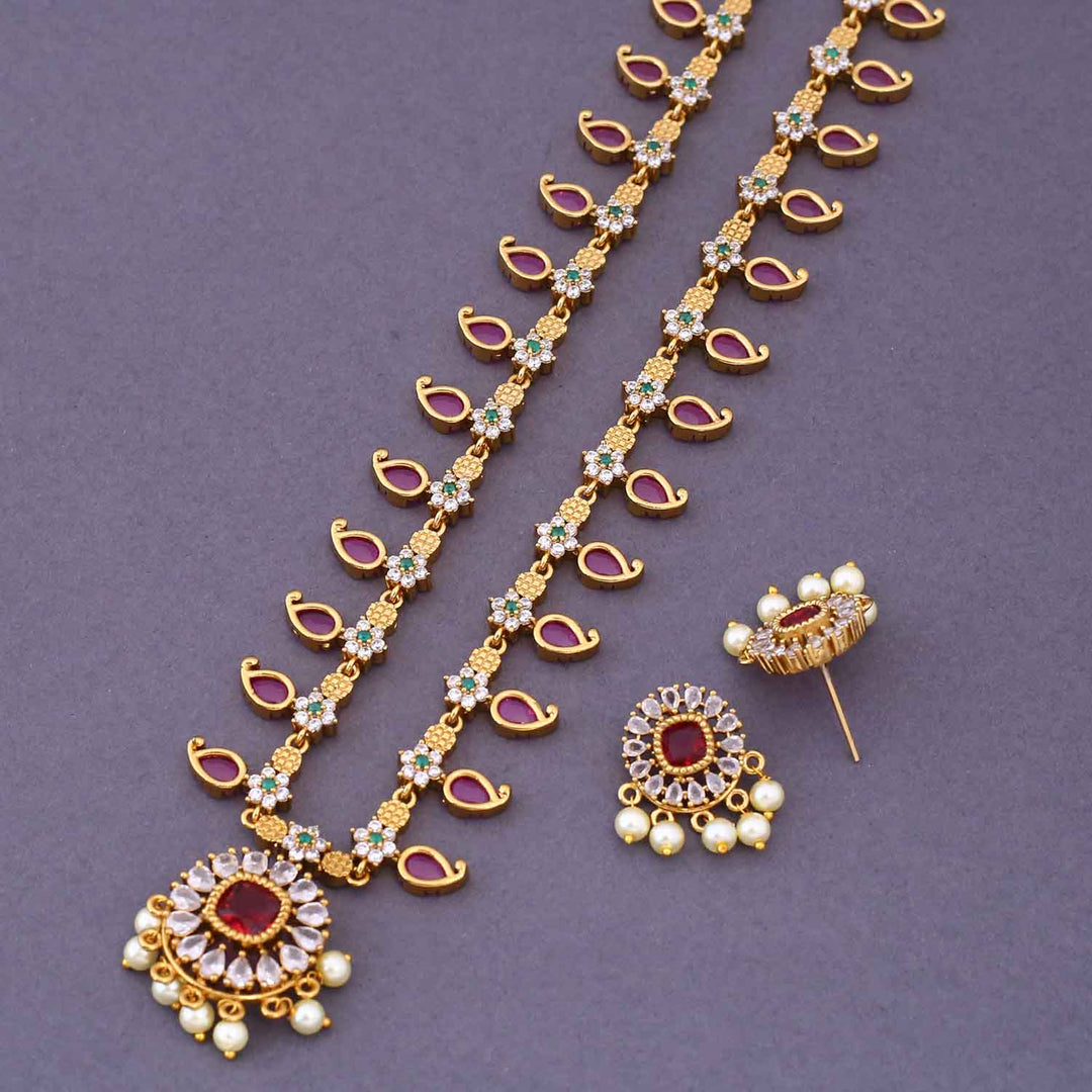 Rani Zarina Antique Jewellery Set - New Arrival
