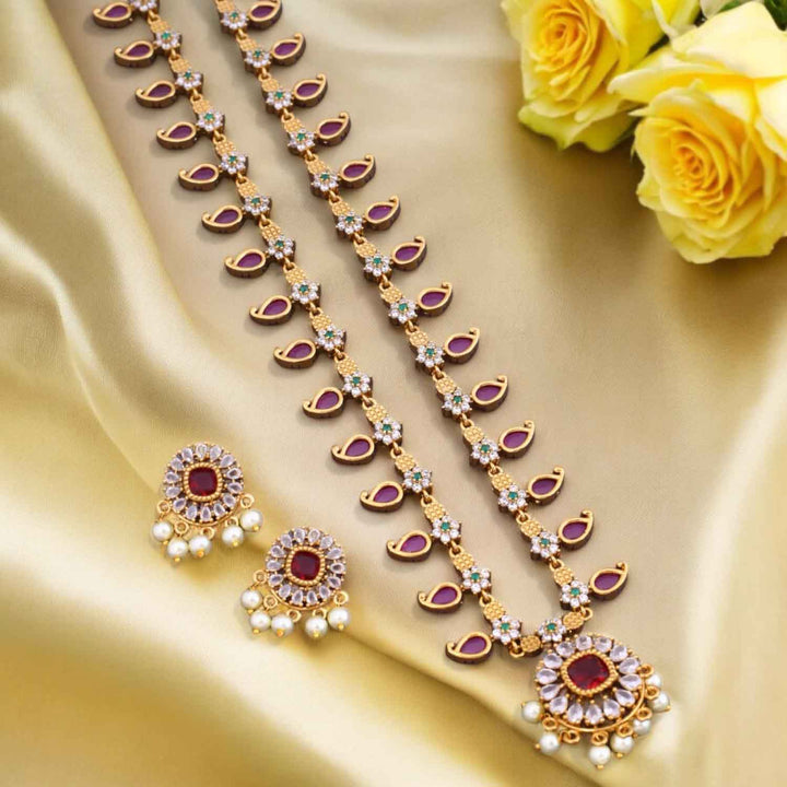 Rani Zarina Antique Jewellery Set - New Arrival