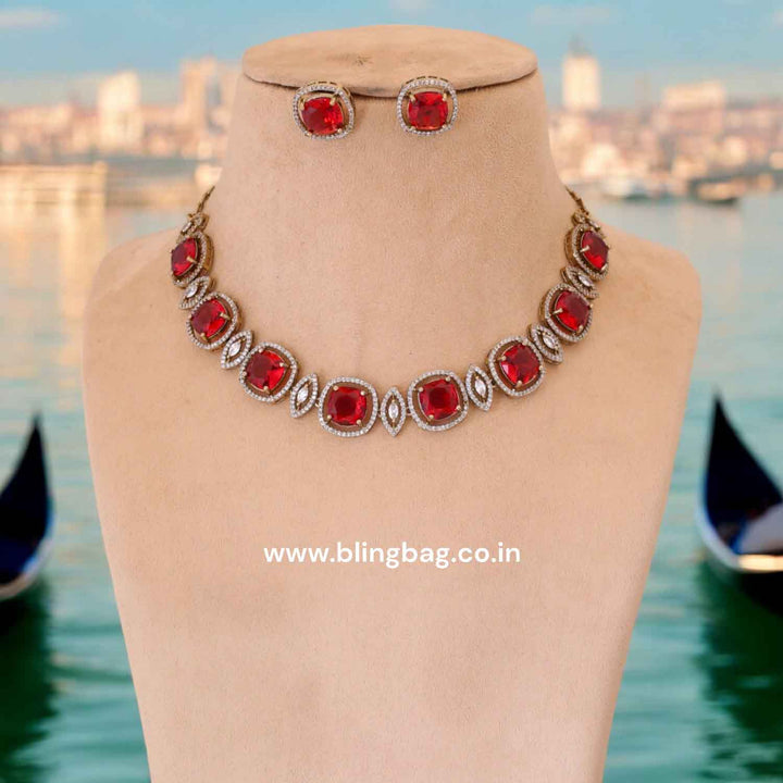 Rani Zinnia Victorian Jewellery Set - New Arrival