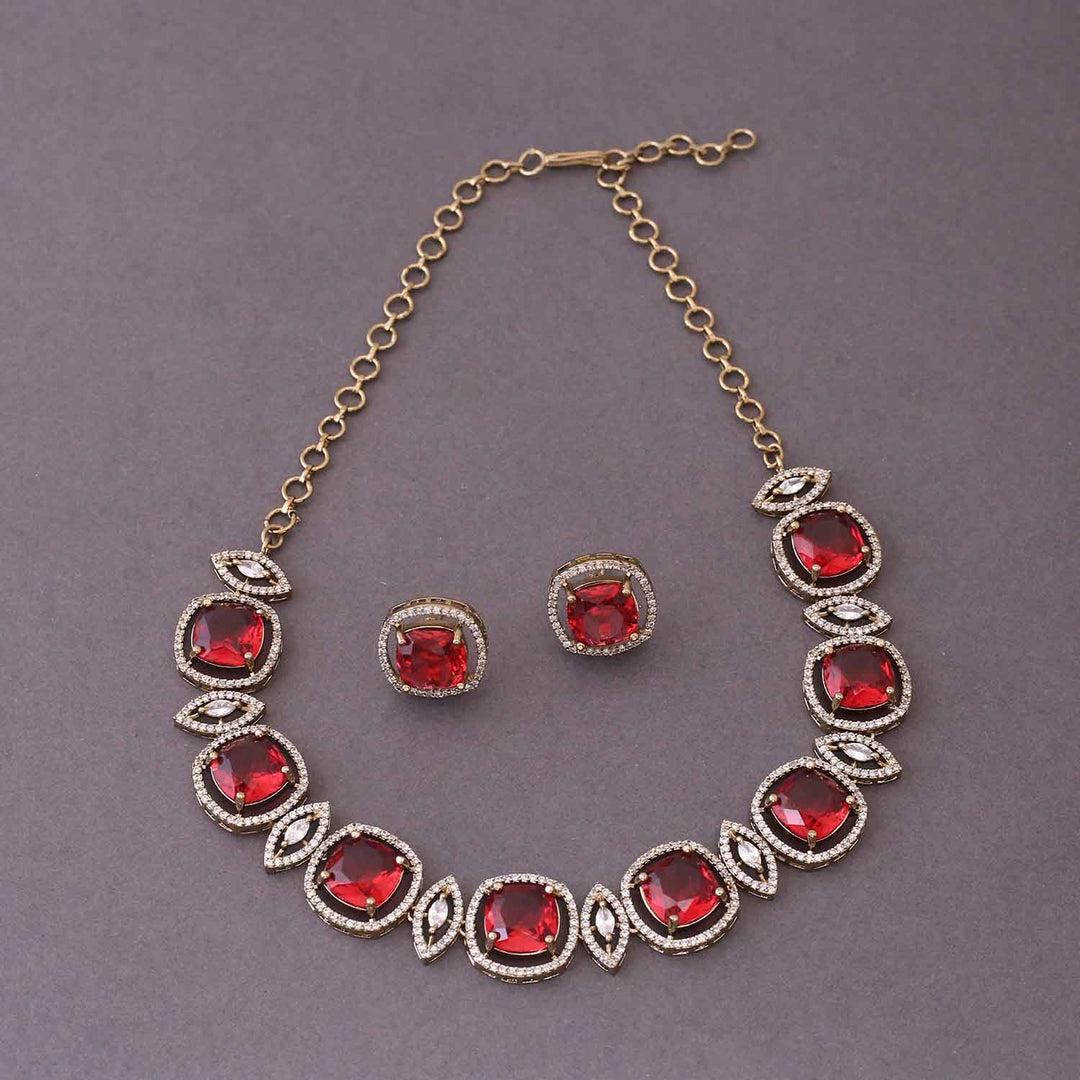 Rani Zinnia Victorian Jewellery Set - New Arrival