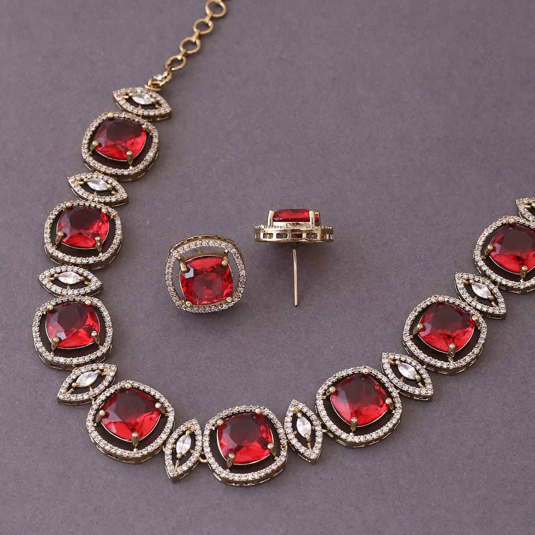 Rani Zinnia Victorian Jewellery Set - New Arrival