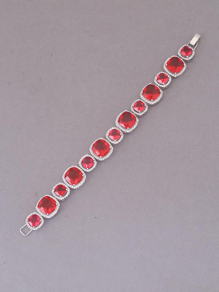 Red Banny Zirconia Bracelet