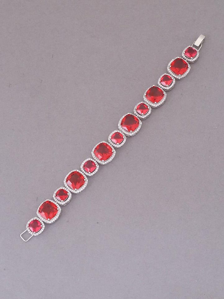 Red Banny Zirconia Bracelet
