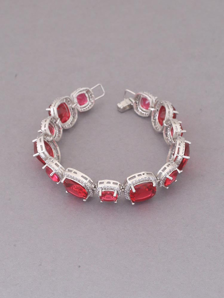 Red Banny Zirconia Bracelet