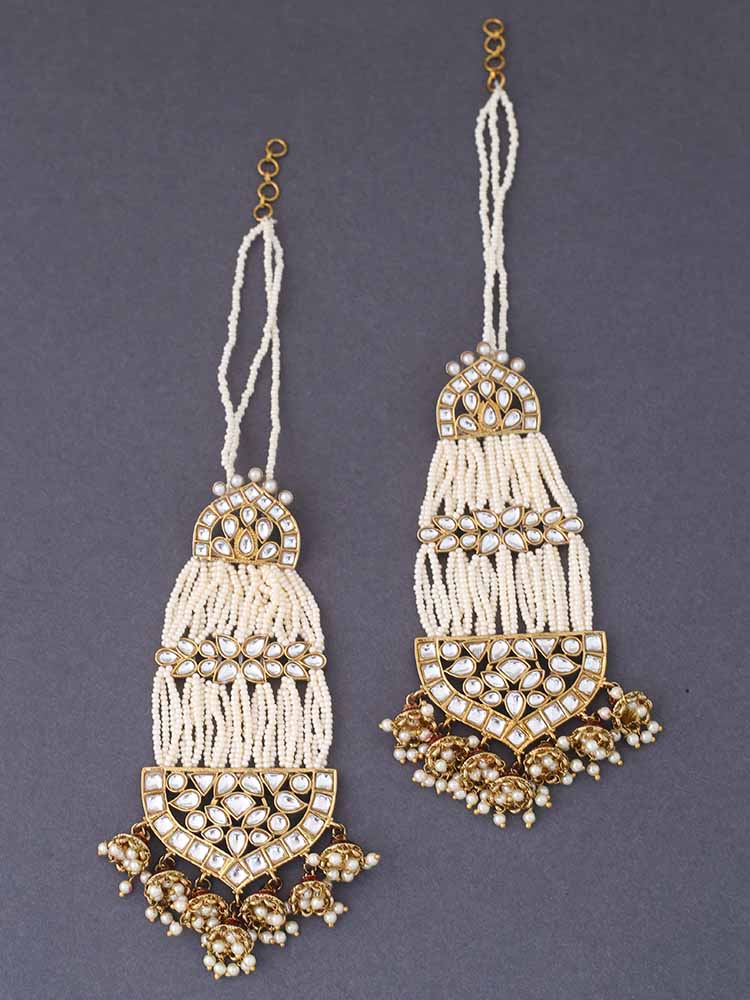 Maroon Sirija Sahara Jhumkis