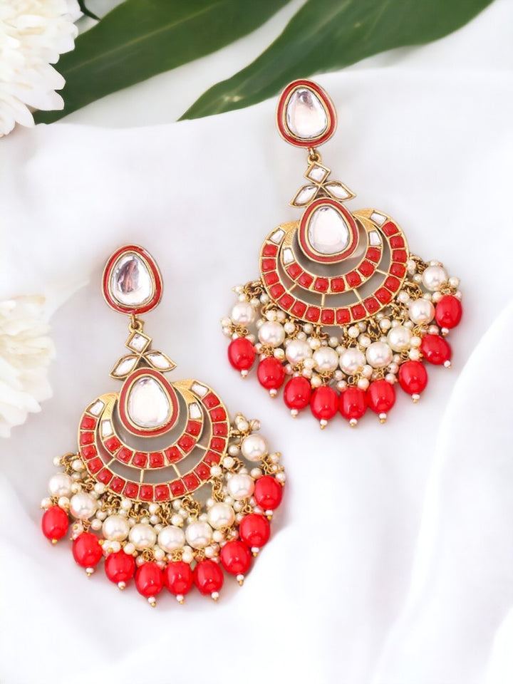 Red Upasana Chandbalis - EOSS