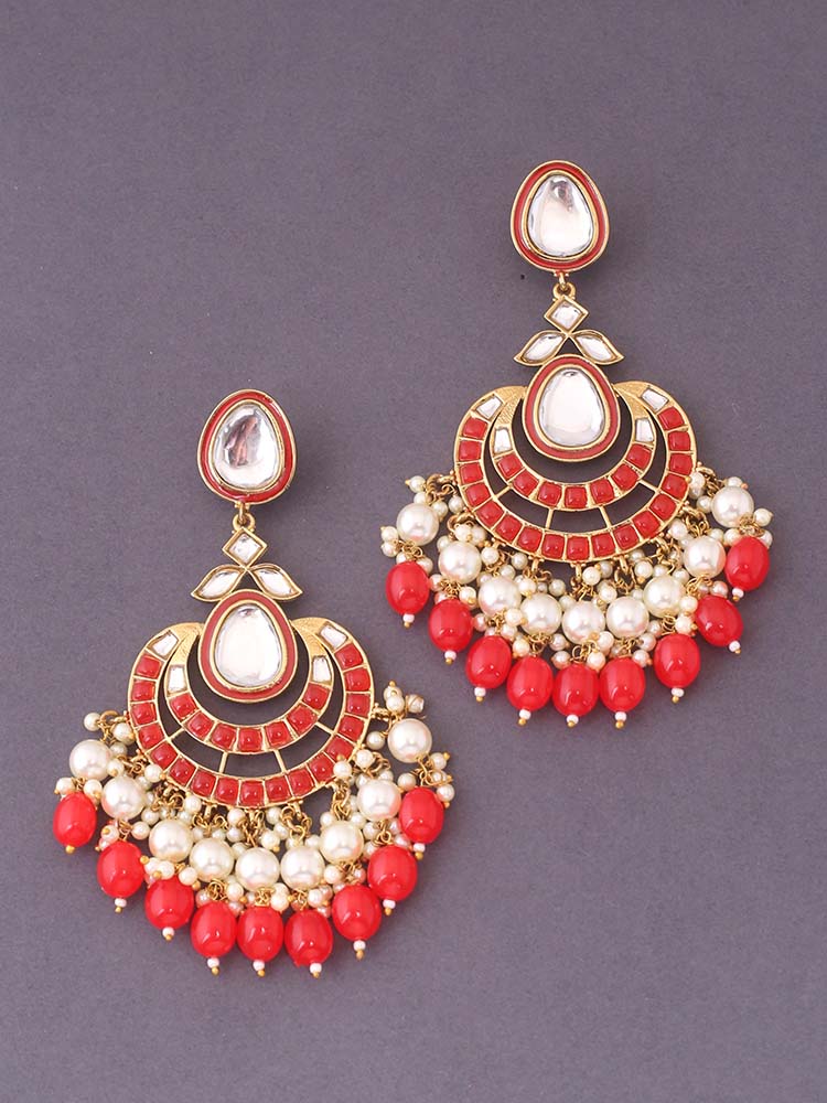 Red Upasana Chandbalis - EOSS