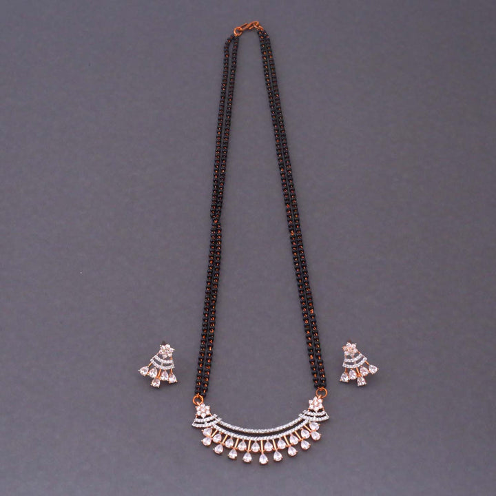 Rose Gold Adeina Mangalsutra Set
