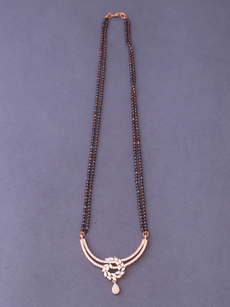 Rose Gold Adrite Mangalsutra
