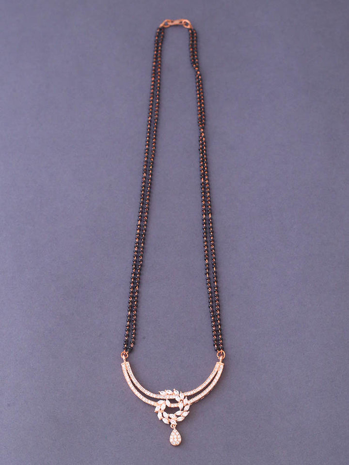 Rose Gold Adrite Mangalsutra