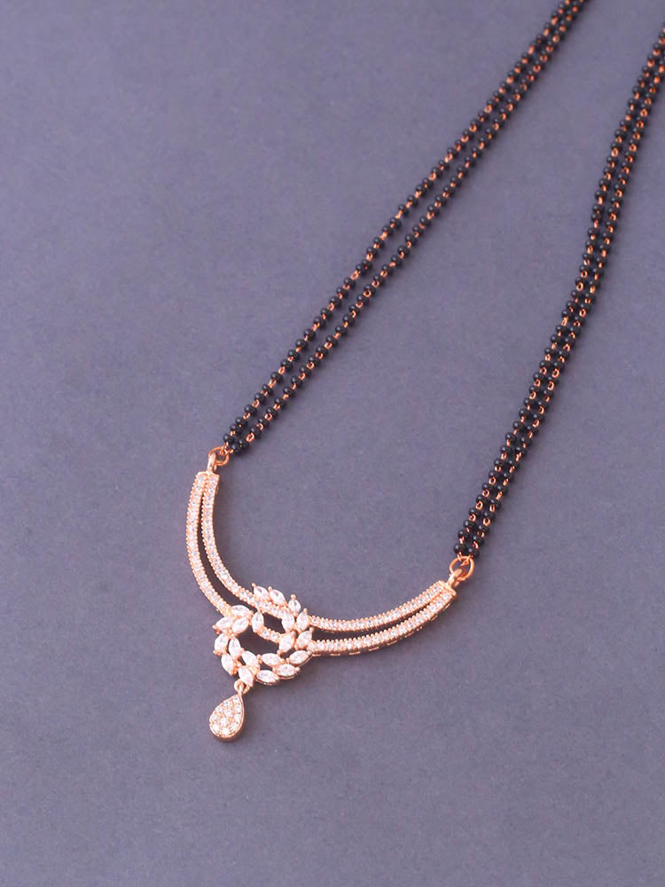 Rose Gold Adrite Mangalsutra