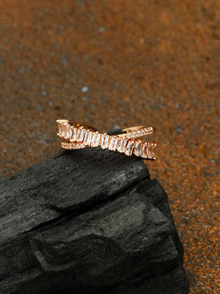Rose Gold Aglaya Adjustable Ring
