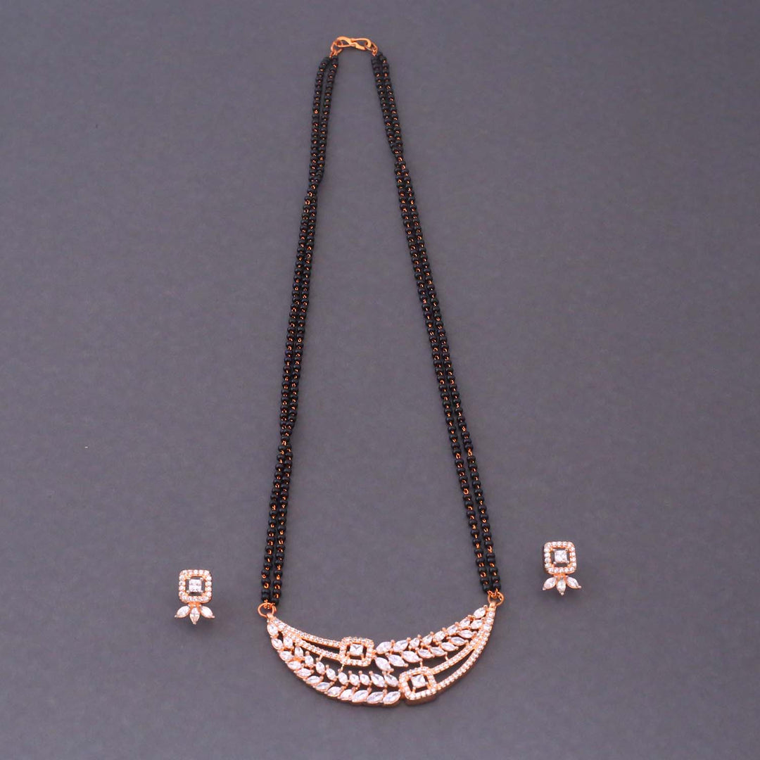 Rose Gold Aliet Mangalsutra Set