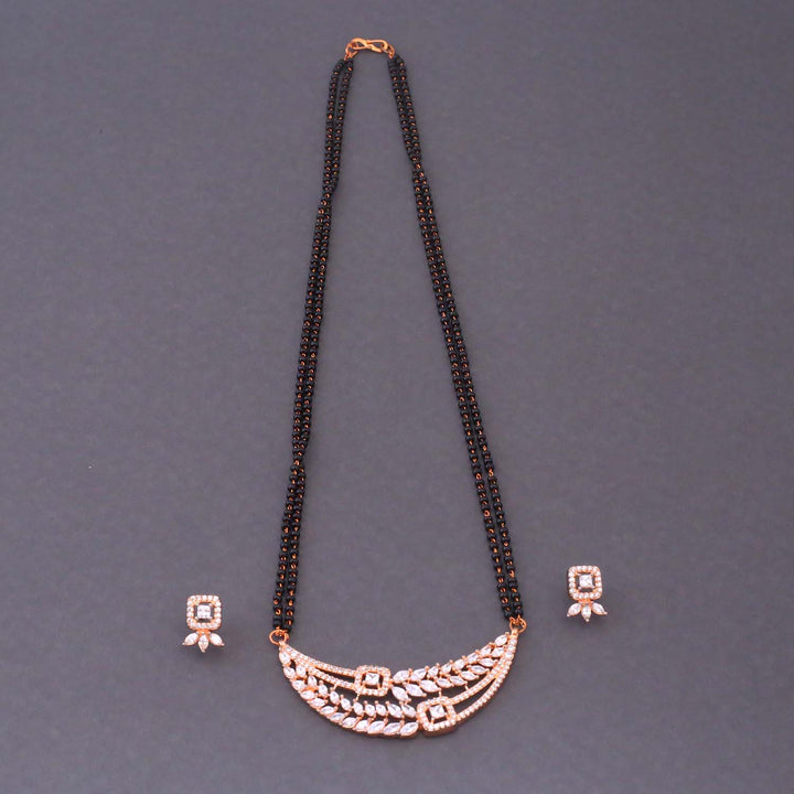 Rose Gold Aliet Mangalsutra Set