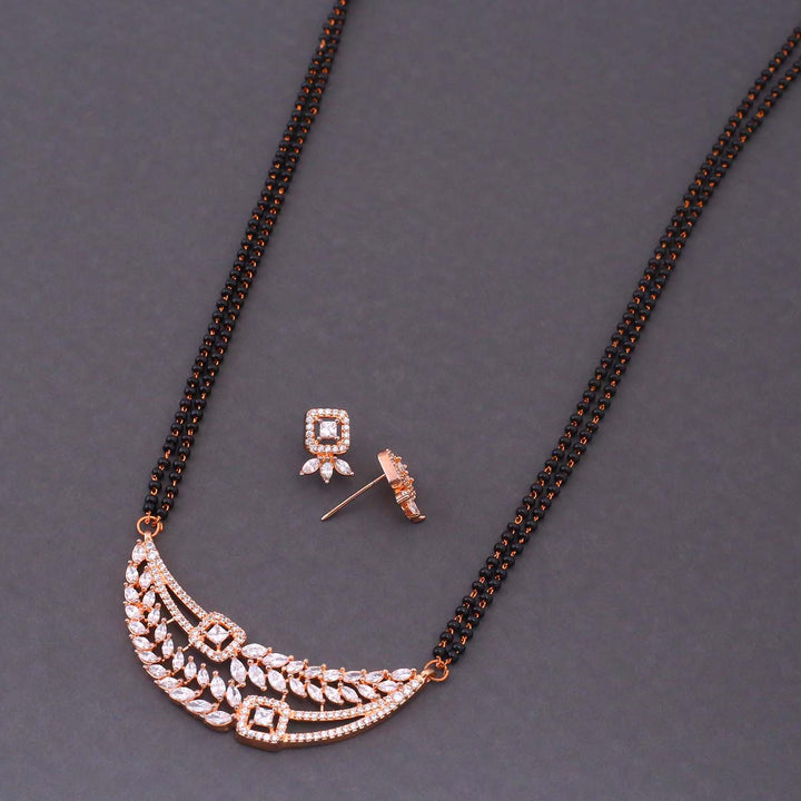 Rose Gold Aliet Mangalsutra Set