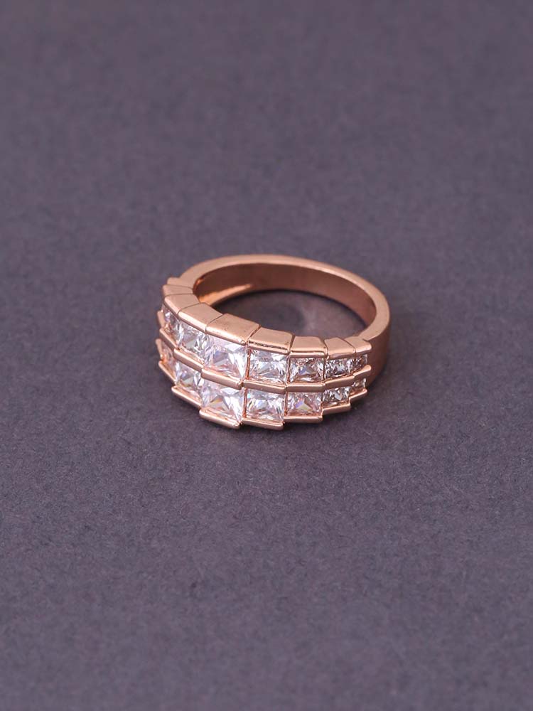 Rose Gold Amy Zirconia Ring