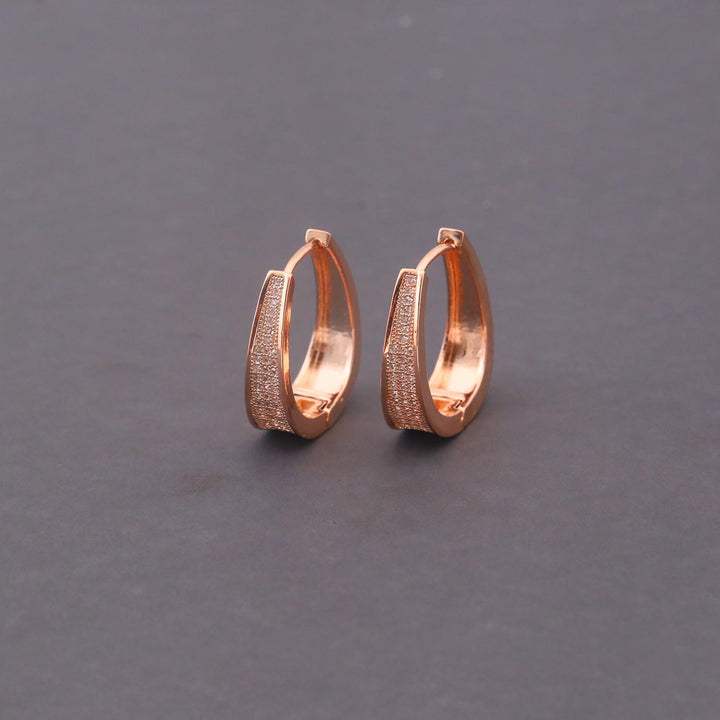 Rose Gold Anais Zirconia Hoops