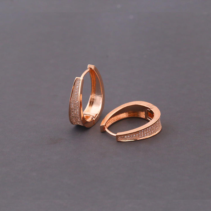 Rose Gold Anais Zirconia Hoops