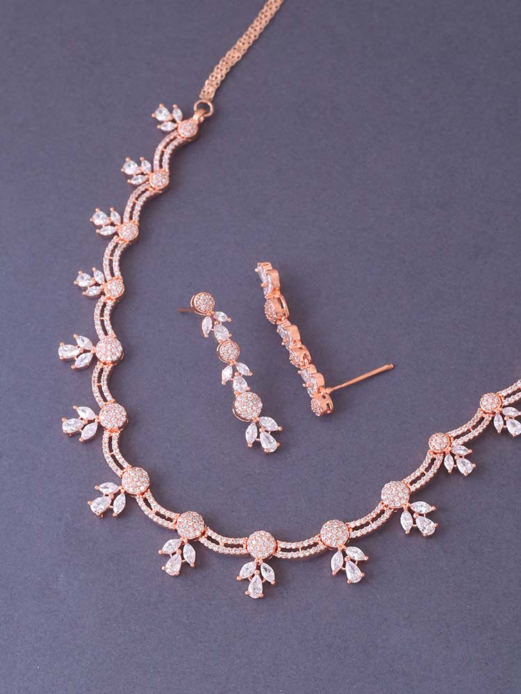 Rose Gold Arisha Jewellery Set