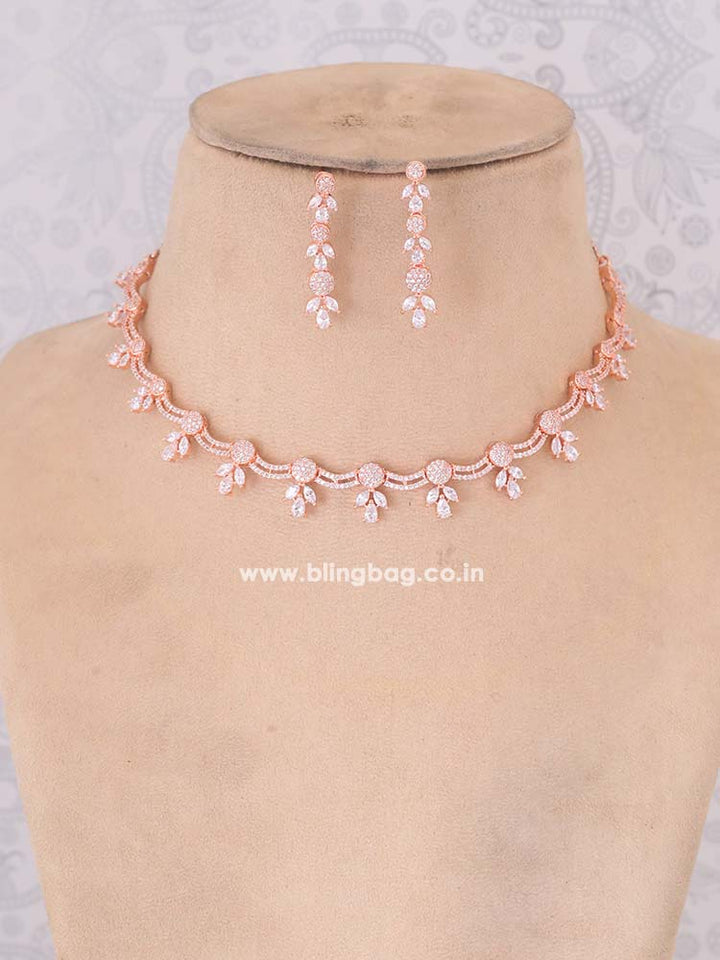 Rose Gold Arisha Jewellery Set
