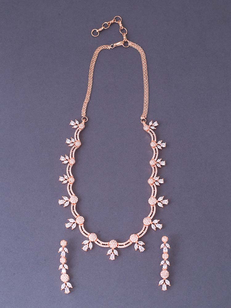 Rose Gold Arisha Jewellery Set