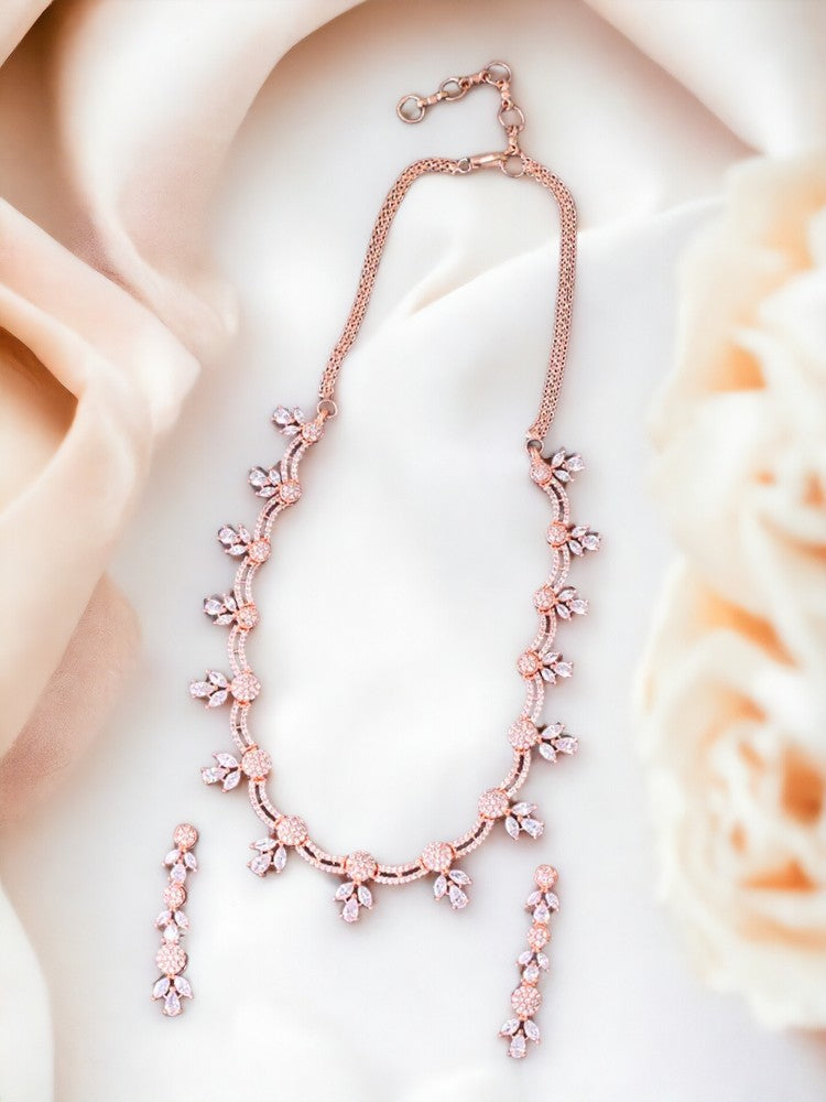 Rose Gold Arisha Jewellery Set