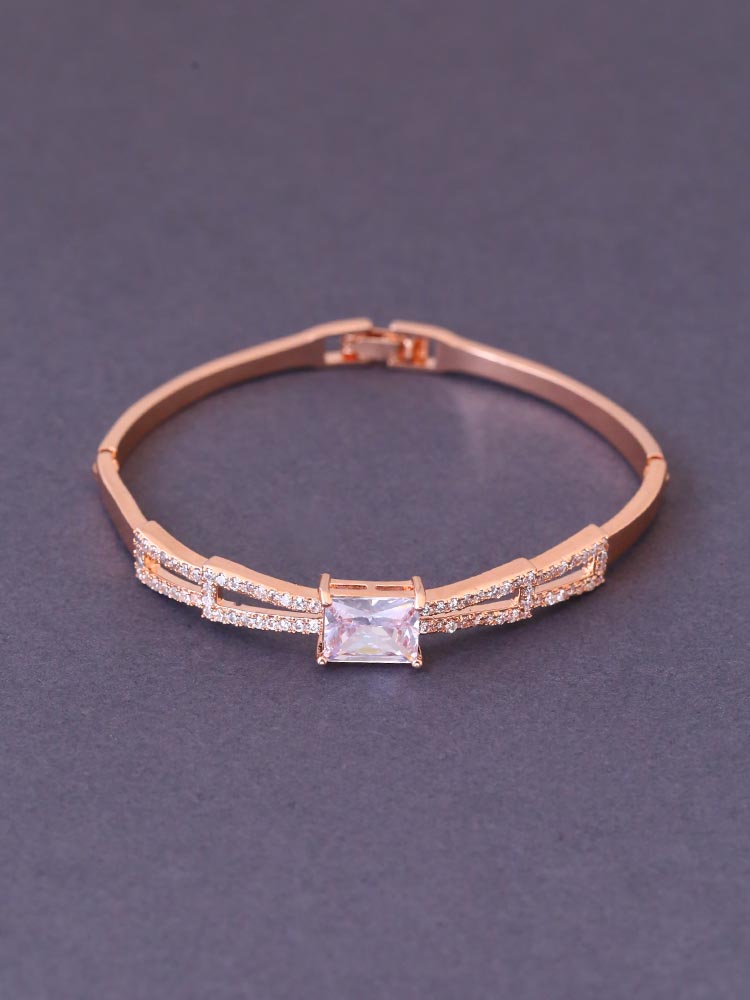 Rose Gold Ariye Zirconia Bracelet
