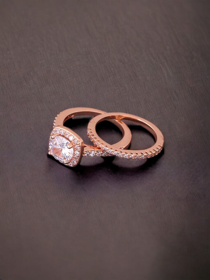 Rose Gold Celina Zirconia Ring