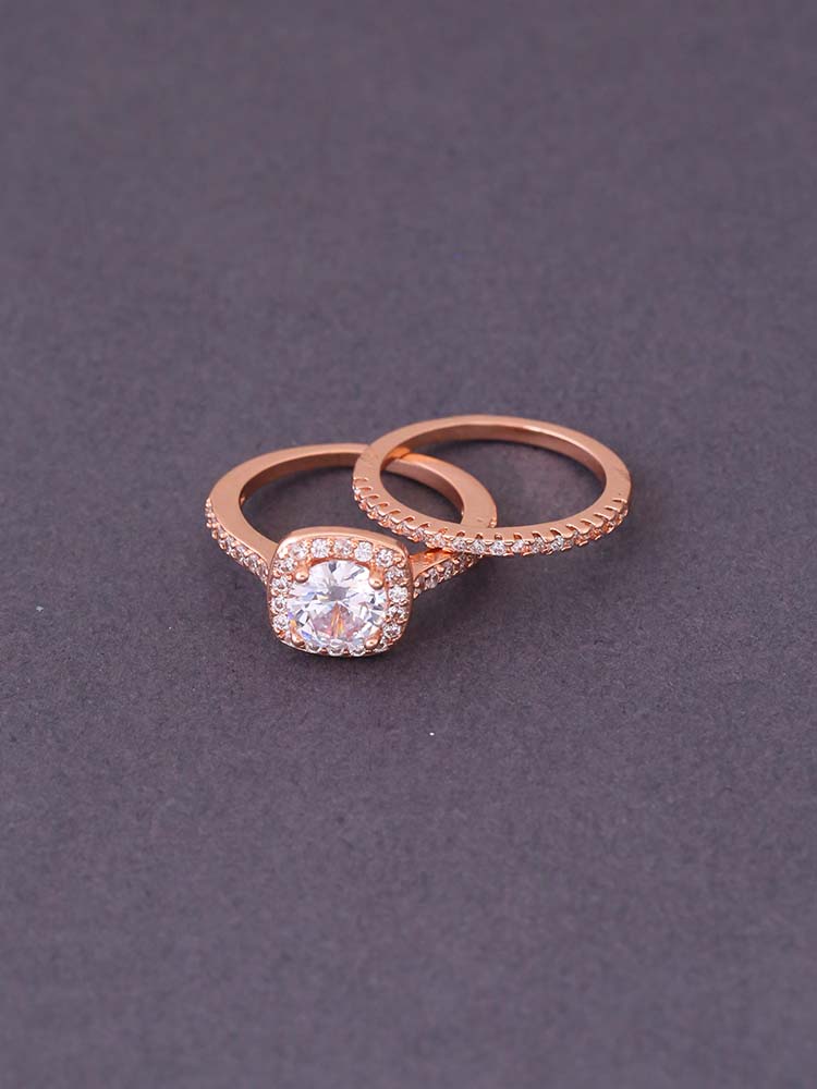 Rose Gold Celina Zirconia Ring