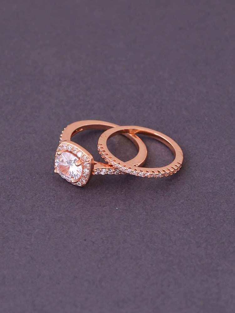 Rose Gold Celina Zirconia Ring
