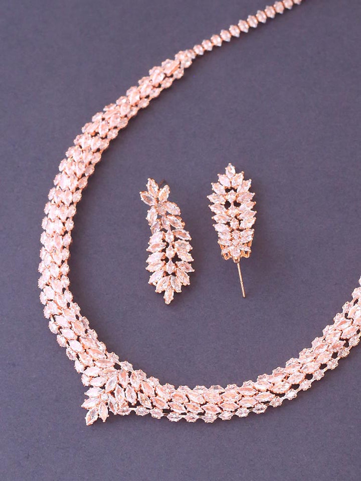 Rose Gold Delaney Jewellery Set