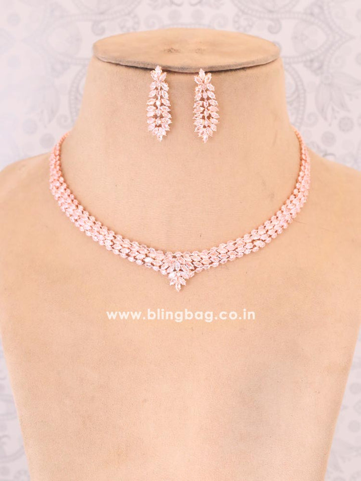 Rose Gold Delaney Jewellery Set