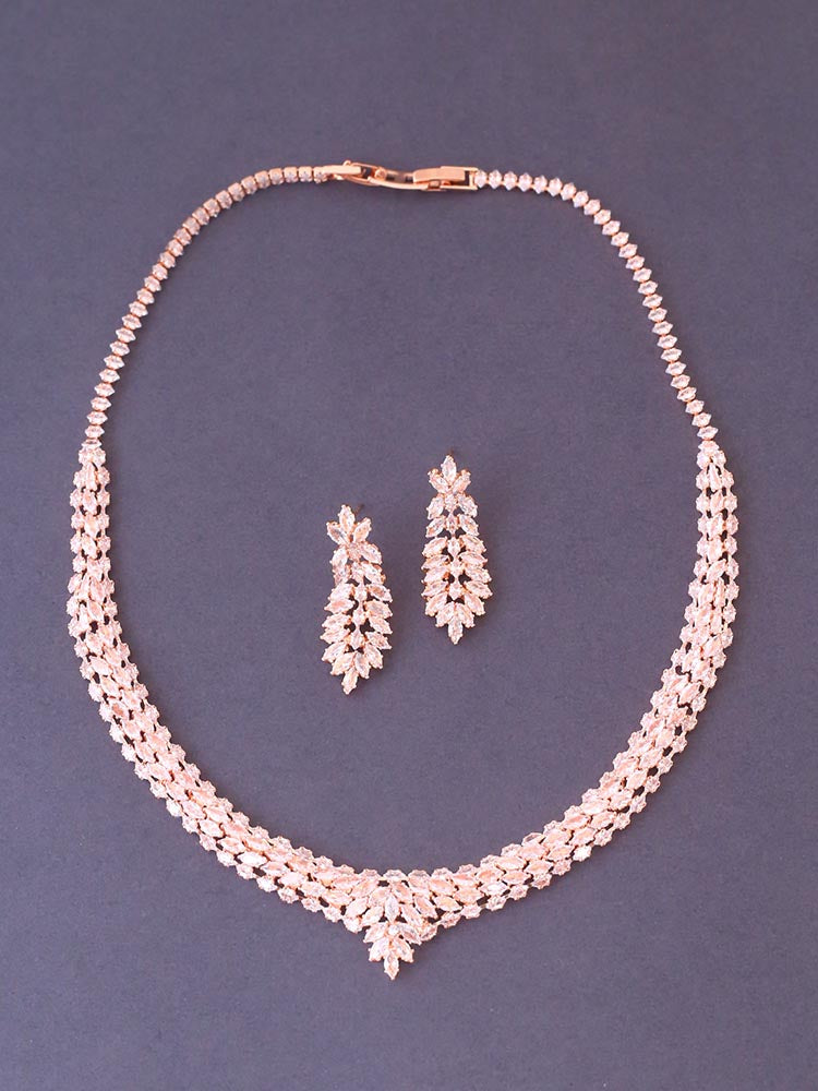Rose Gold Delaney Jewellery Set