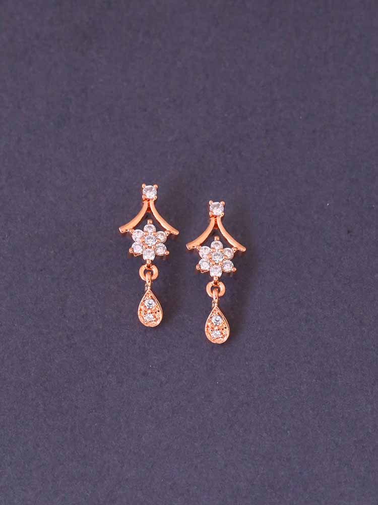 Rose Gold Elaint Danglers