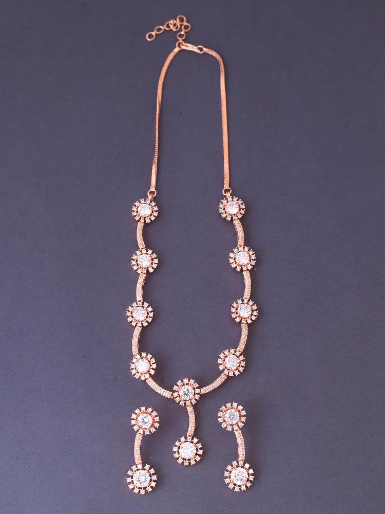 Rose Gold Elegance Jewellery Set