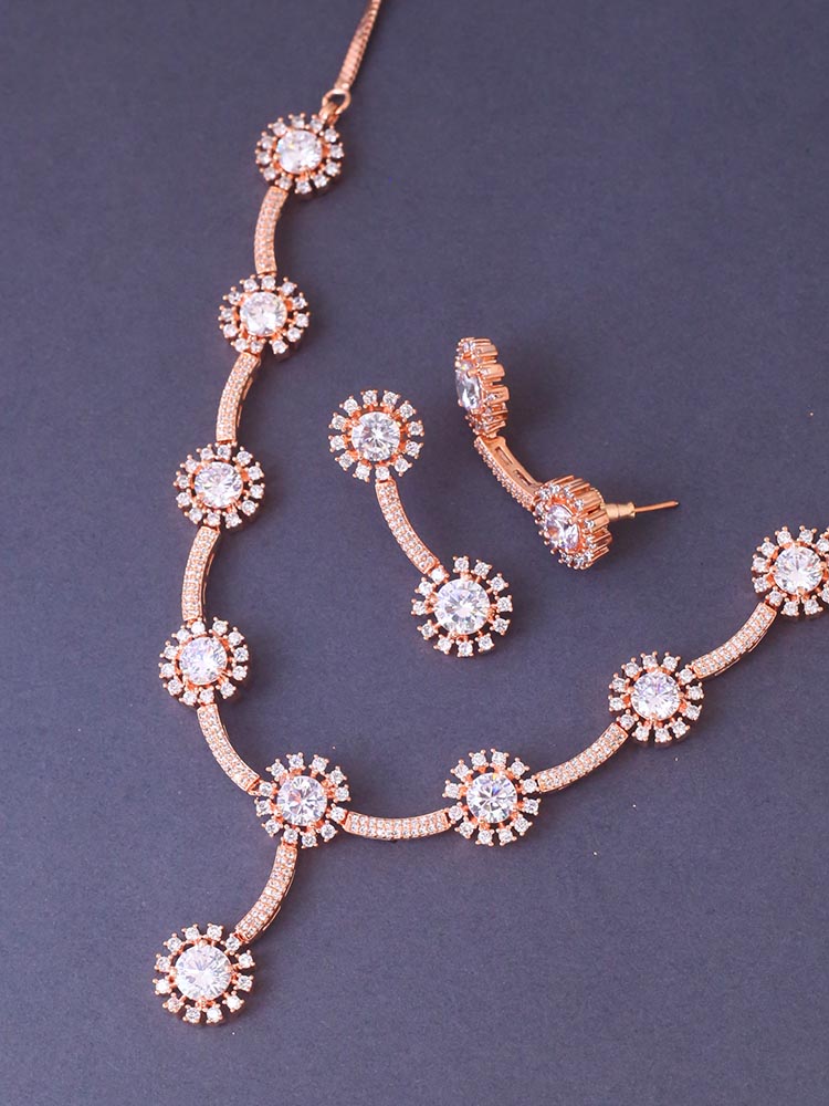 Rose Gold Elegance Jewellery Set