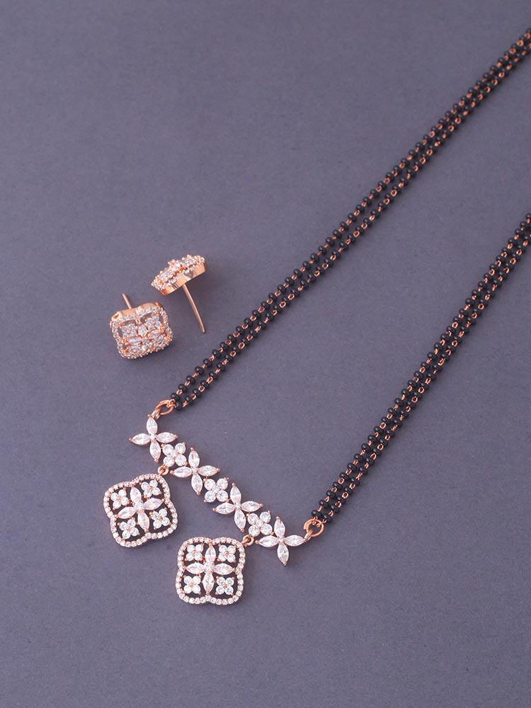 Rose Gold Eleni Mangalsutra Set