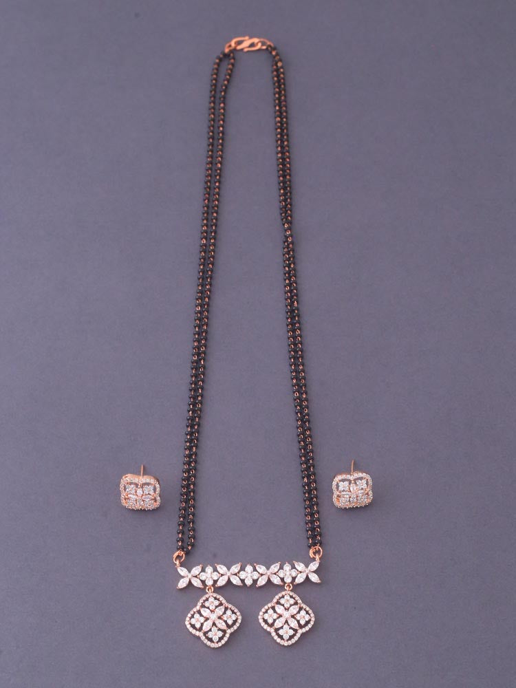 Rose Gold Eleni Mangalsutra Set
