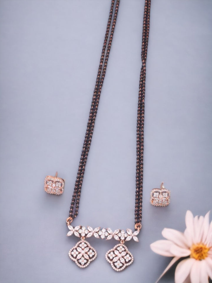 Rose Gold Eleni Mangalsutra Set