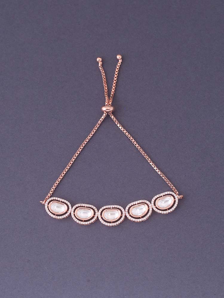 Rose Gold Fable Zirconia Bracelet