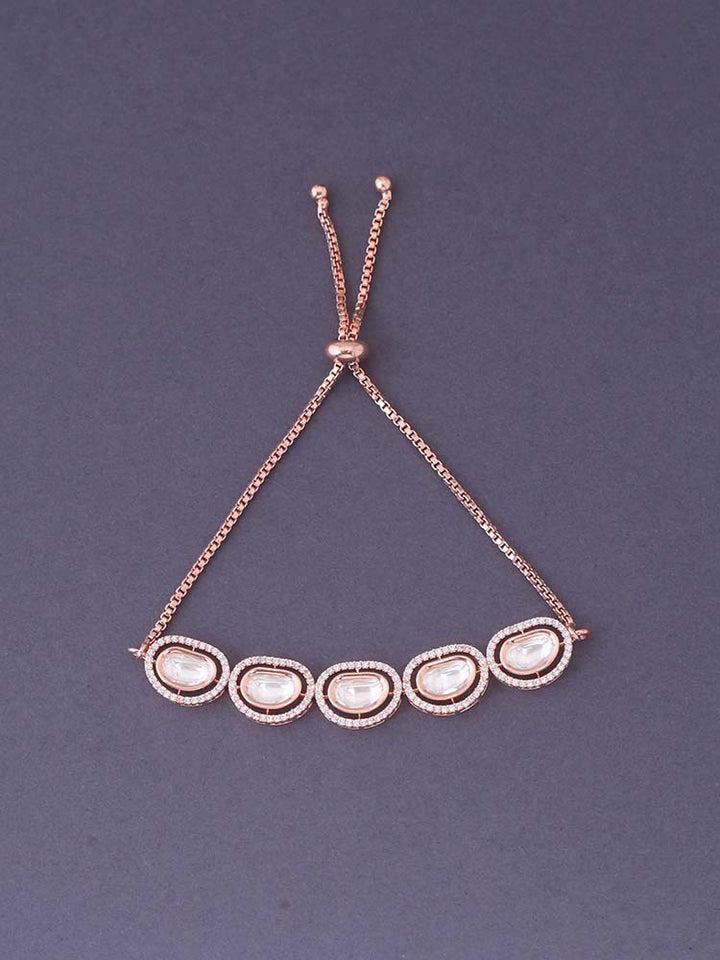 Rose Gold Fable Zirconia Bracelet