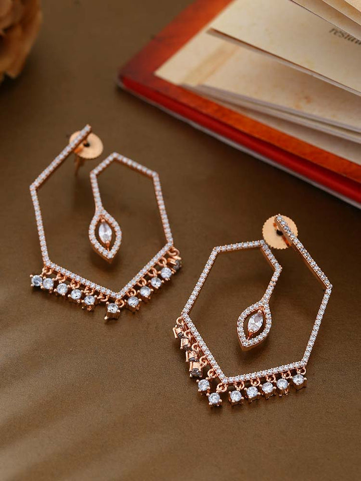 Rose Gold Fina Hoops