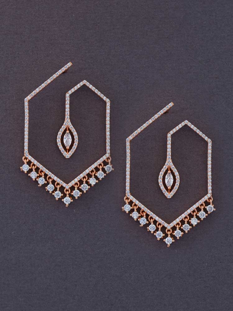 Rose Gold Fina Hoops